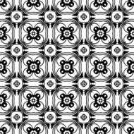 Black and white wallpaper pattern N160