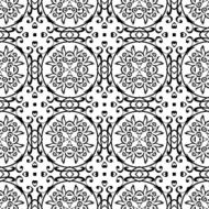 Black and white wallpaper pattern N161