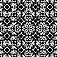 Black and white wallpaper pattern N164
