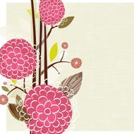 Pink floral background N4
