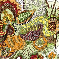 abstract background sketch hand drawn ornamental doodle raster