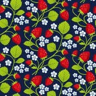 Strawberries background