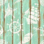 Boards of ship deck seamless pattern N3