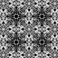 Mandala Decorative hand drawn lace pattern N4