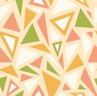 Abstract triangles seamless pattern