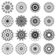 Round Ornament Set N5