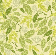 Green leaves seamless pattern N3