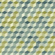 Industry Geometric Cube Hexagon Pattern
