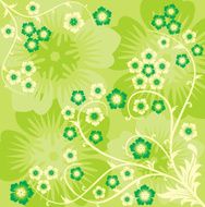 Spring background vector N3