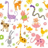 Seamless animals elements N2