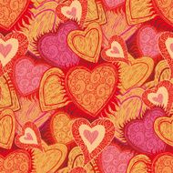 seamless hearts pattern N7