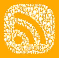 Wi-Fi Signal on Vector Lightbulb Pattern Background N2