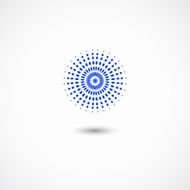 abstract blue circle polka dots pattern for design N2