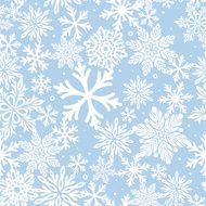 Snowflakes seamless pattern N3