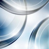 Abstract modern shiny blue waves