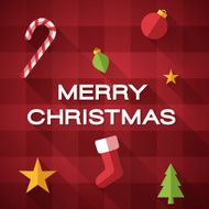 Flat Merry Christmas