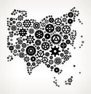 Asia Gears and Pinions Pattern