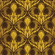 Gold seamless wallpaper