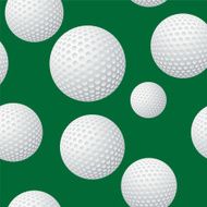 Seamless Golf Ball Grass Pattern N2