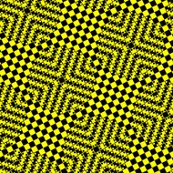 Yellow and black seamless pattern