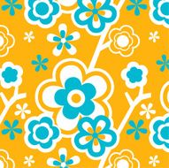 Funky Floral seamless tile