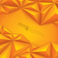 Abstract background with orange polygonal design