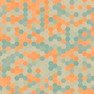 Sand Hexagon Pattern Square