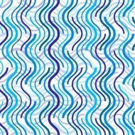 Wavy lines water seamless pattern
