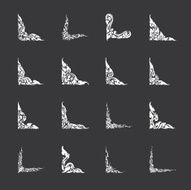 Thai Design Motifs Set 2 - White Series