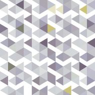 seamless pattern of gray triangles with a lilac shade N2