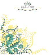 Vector floral background N47