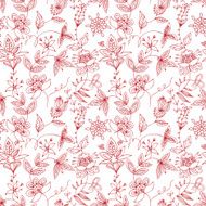 floral seamless pattern N424
