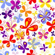 Butterfly seamless pattern N10