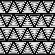 Seamless geometric black and white stripes background simple N2