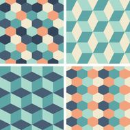 Vector seamless tiling patterns - geometric N2