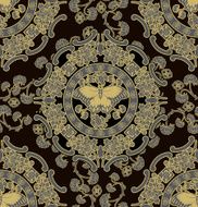Oriental Butterfly Pattern