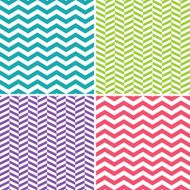 Set of Seamless Zigzag (Chevron) Patterns N2