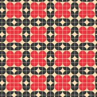 Geometric tiles seamless pattern N4