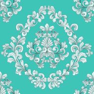 Seamless tiling floral wallpaper pattern N3