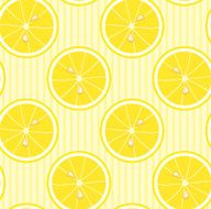 Seamless Lemon Wallpaper Pattern