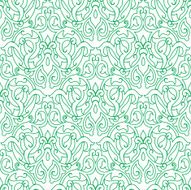vector seamless floral geometric arabesque pattern N2