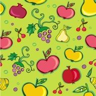 Seamless fruit texture