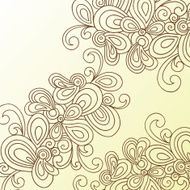 Hand-Drawn Henna Abstract Swirls