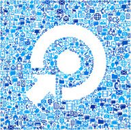 Selection Arrow on vector technology pattern Background