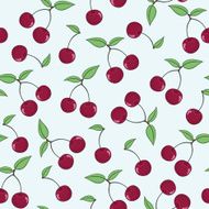 vector pattern with cherry N2