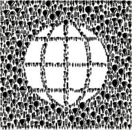 Globe on Vector Lightbulb Pattern Background N3