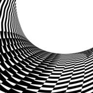 abstract black and white wave stripe pattern background N11