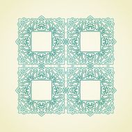 Vector ornate ornament in Eastern style N2