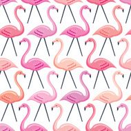 Flamingo Seamless Pattern