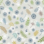Naive Style Hand drawn Floral Seamless Pattern N2